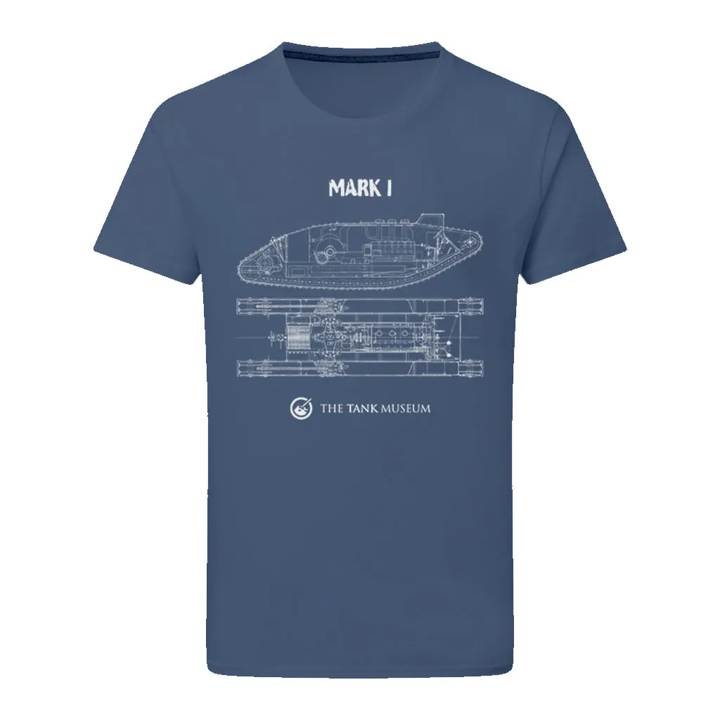 Mark I Tank Blueprint T-Shirt