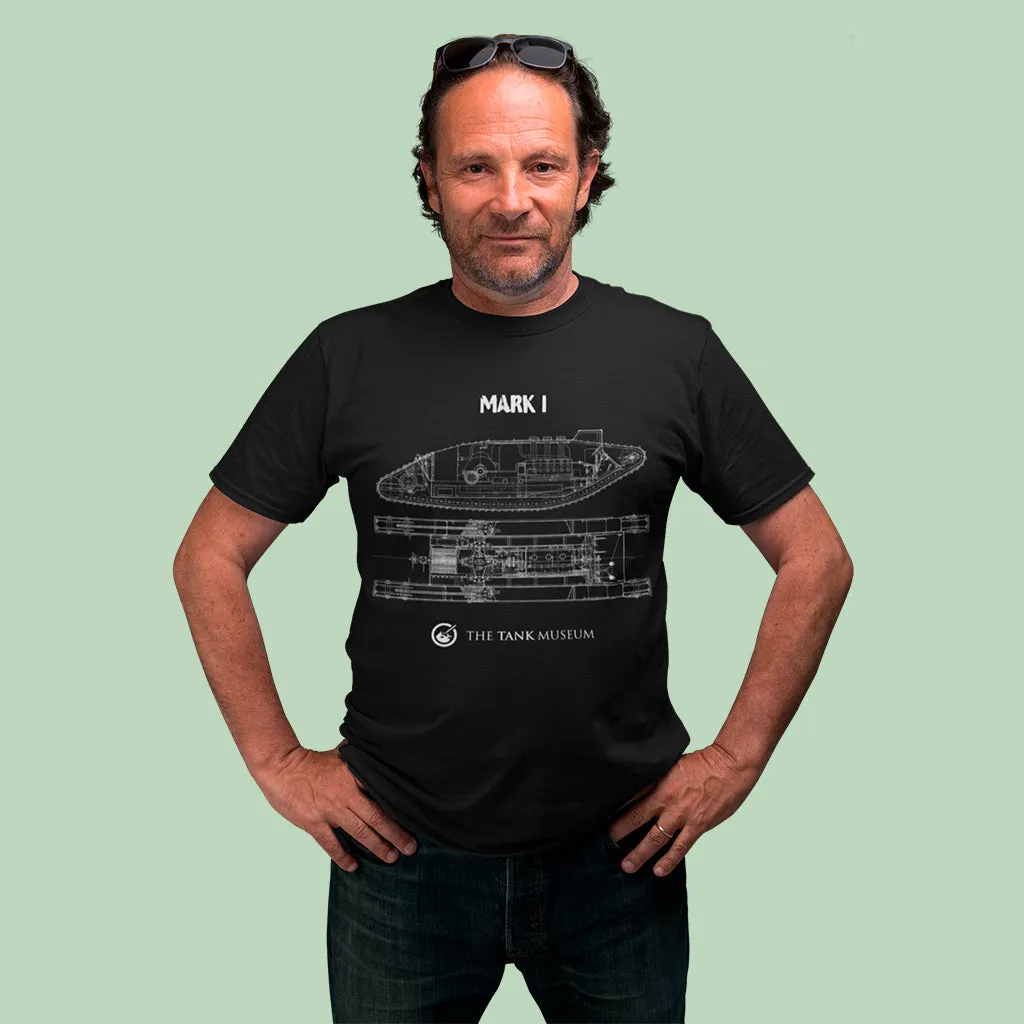 Mark I Tank Blueprint T-Shirt