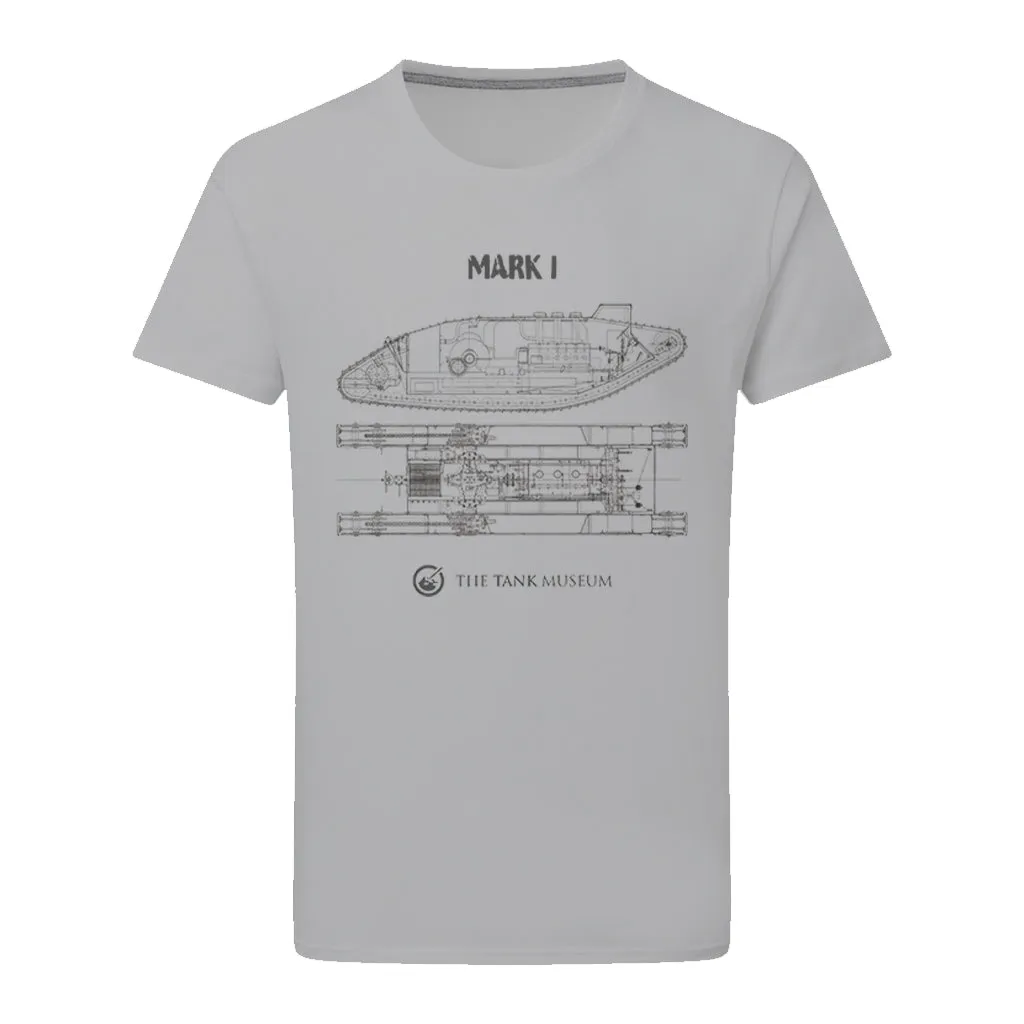 Mark I Tank Blueprint T-Shirt