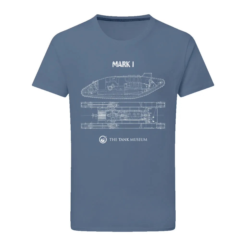 Mark I Tank Blueprint T-Shirt