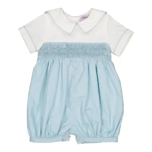 Mathis Smocked Boy Romper