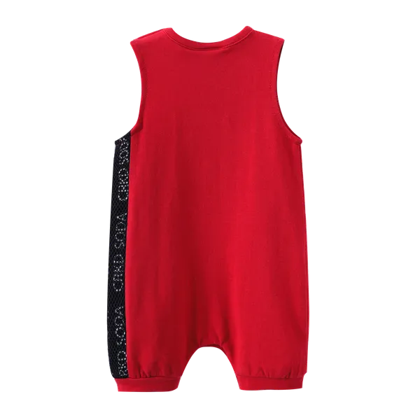 Maxwell Summer Romper - Red