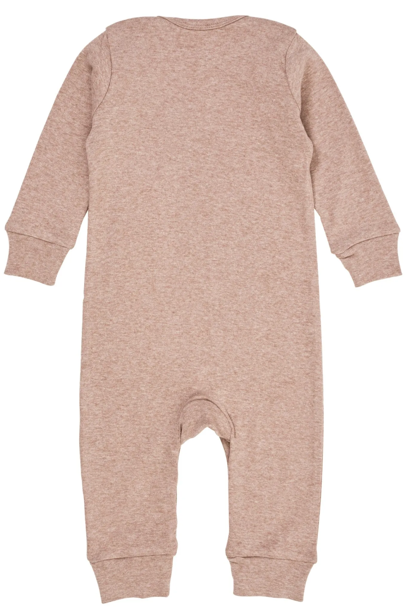 MELANGE FULL BODY ROMPER - NATURAL MELANGE