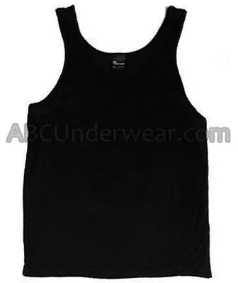 Mens Black Athletic Tank Top