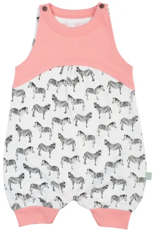 Miami Zoo Collection Romper In Zebra