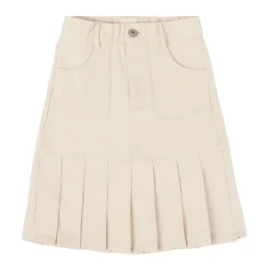 Mini Nod Pleated Skirt Sand