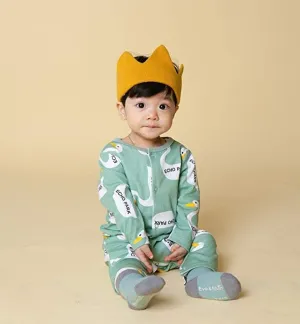 Mint Duck Baby Bodysuit