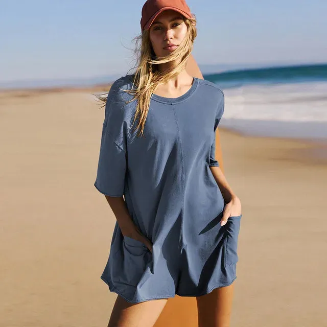 Mira Oversized T-shirt Romper