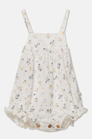 Muslin Floral Baby Romper