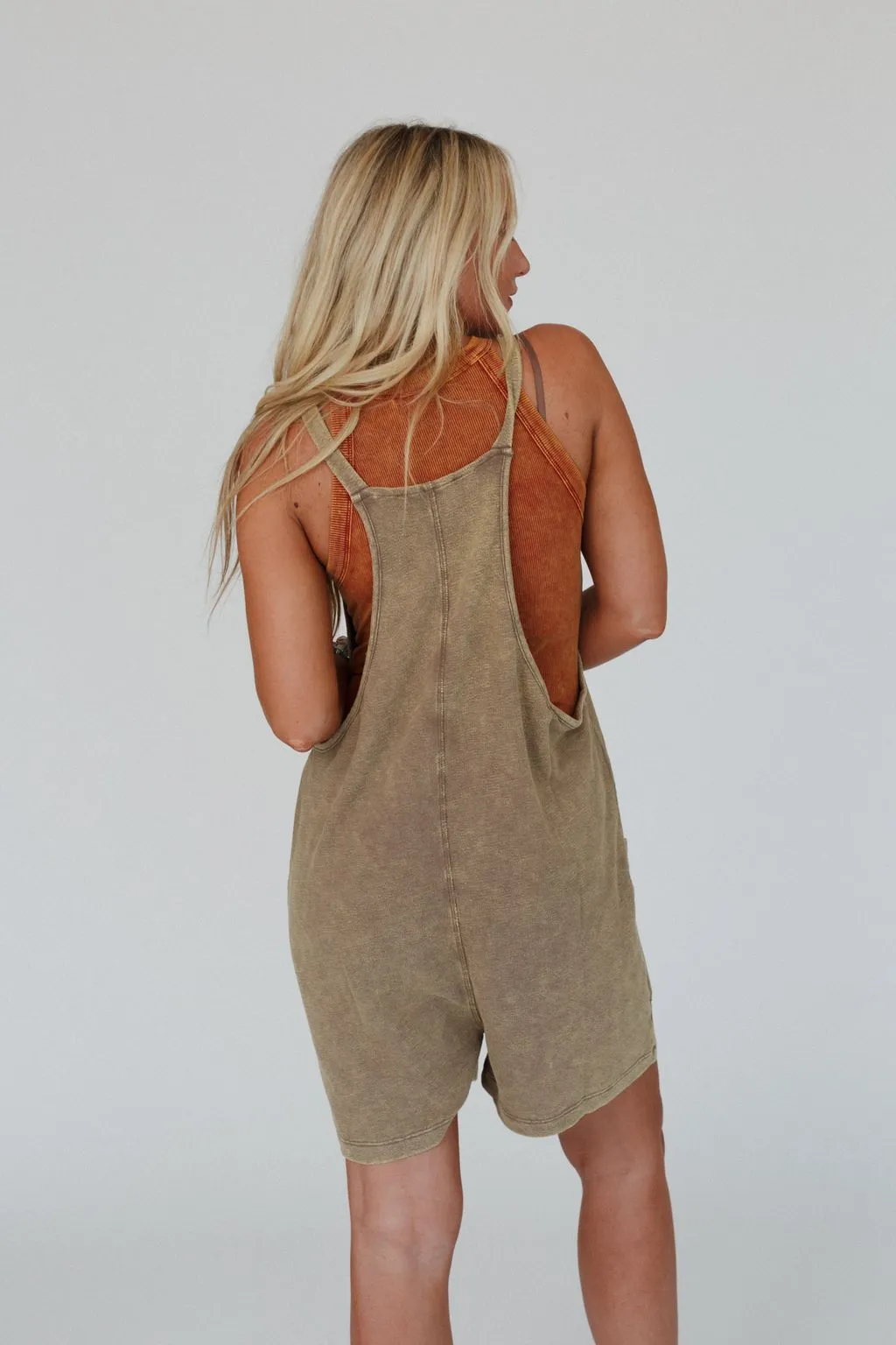 Nomad Nights Slouchy Romper - Mocha