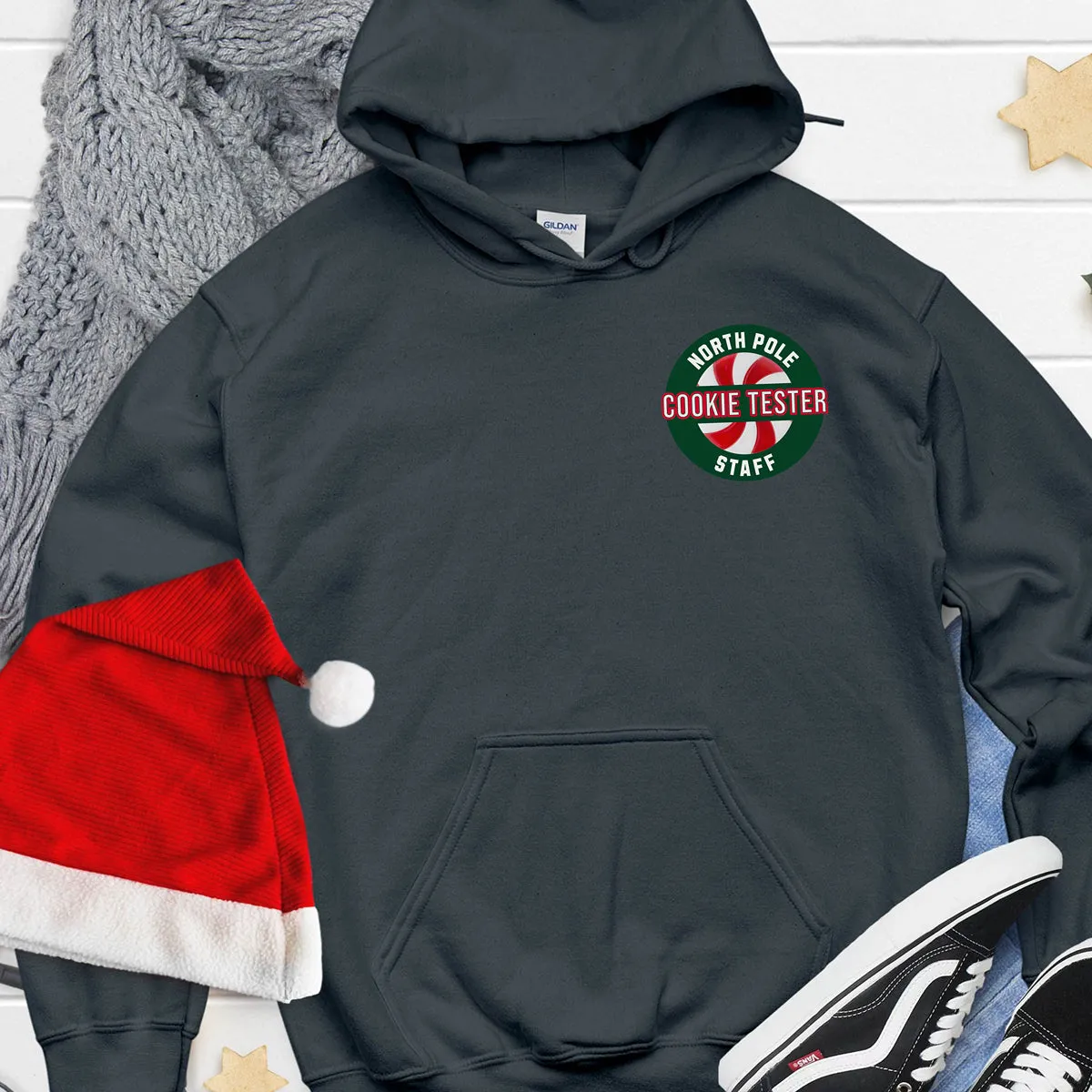 North Pole Staff Cookie Tester Hoodie