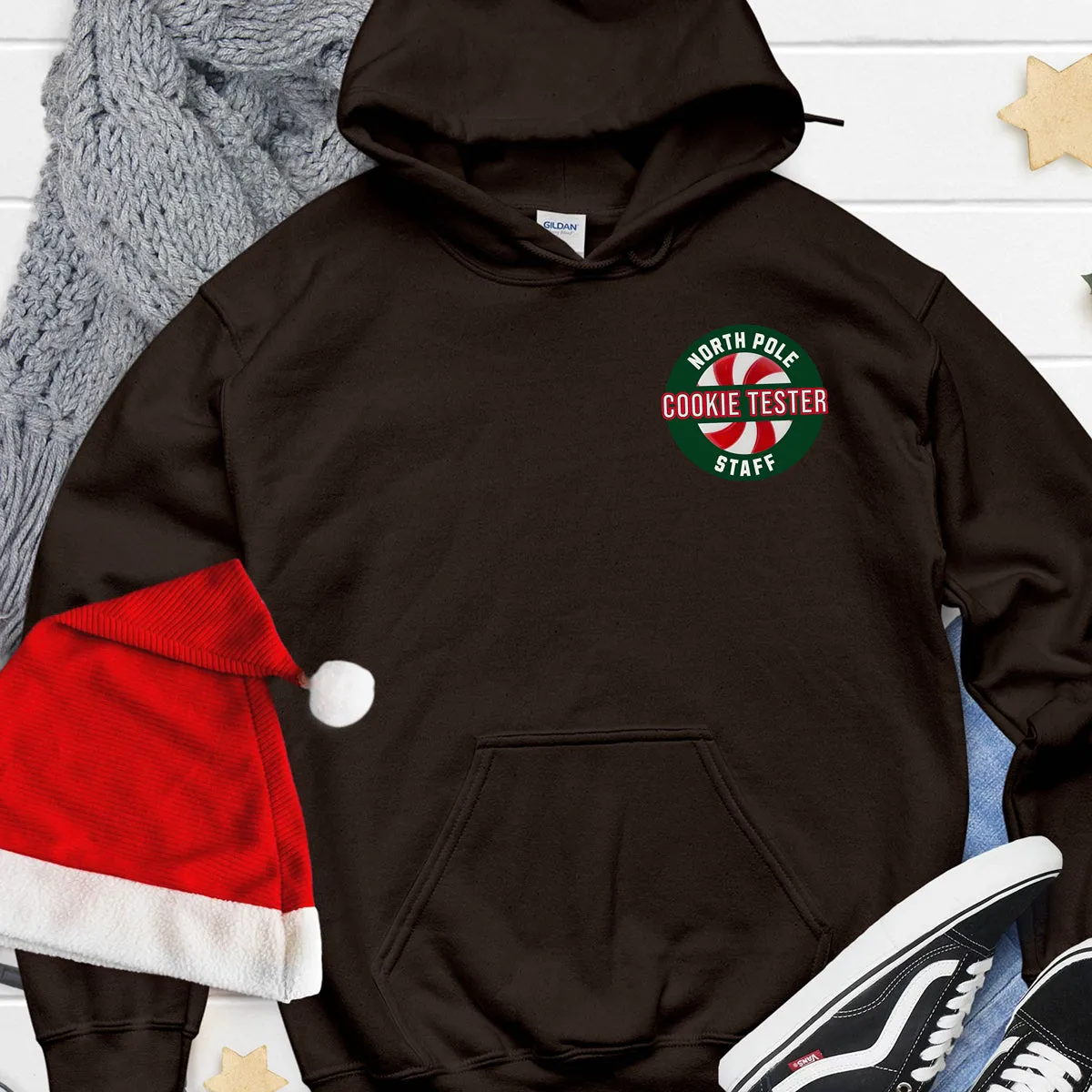 North Pole Staff Cookie Tester Hoodie