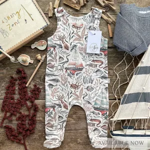 Ocean Life Footed Romper | Ready To Post