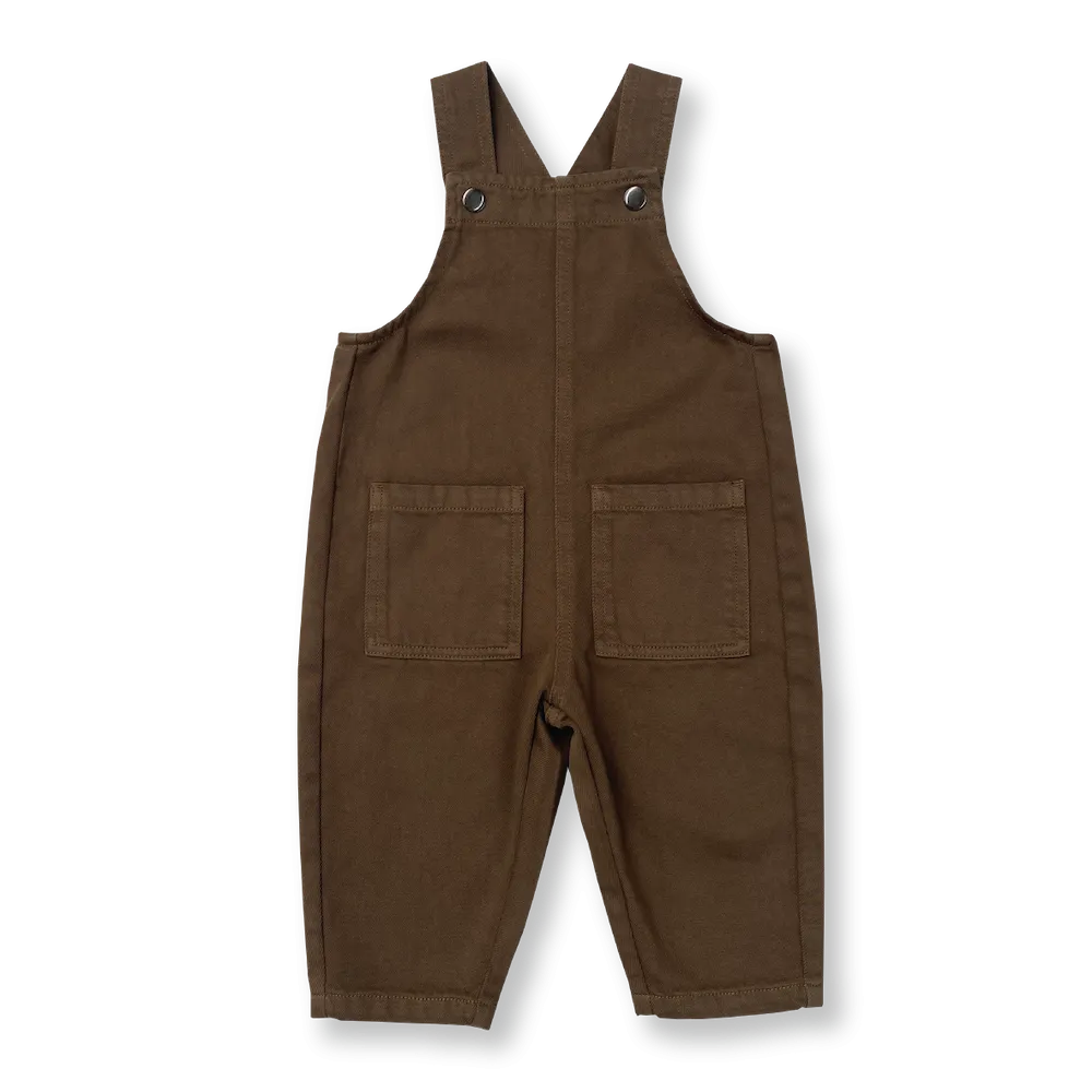 Organic Everyday Denim Overalls - Clay