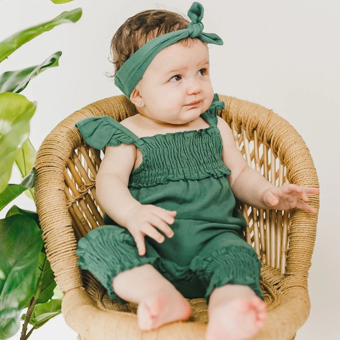 Organic Muslin Sleeveless Romper