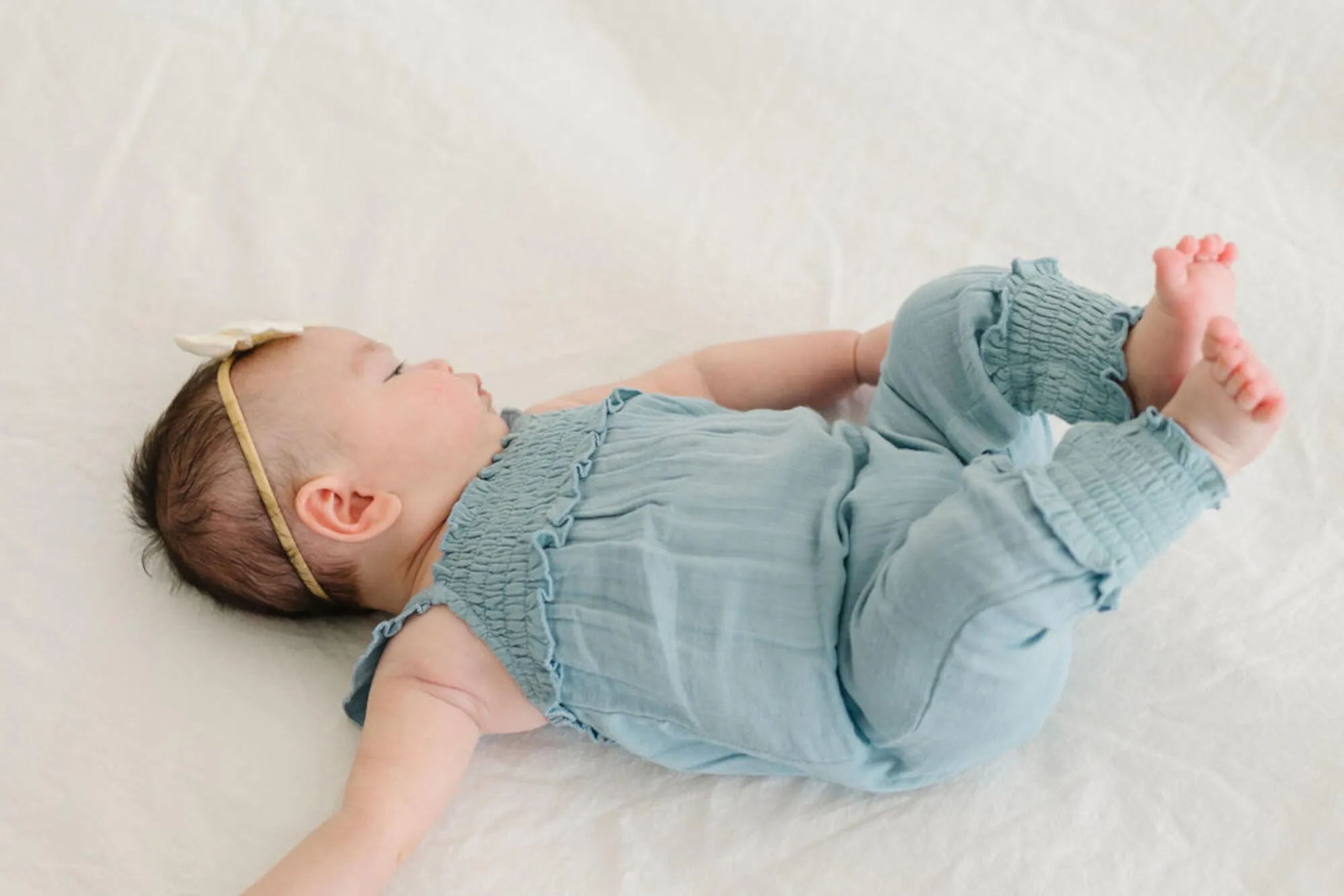 Organic Muslin Sleeveless Romper