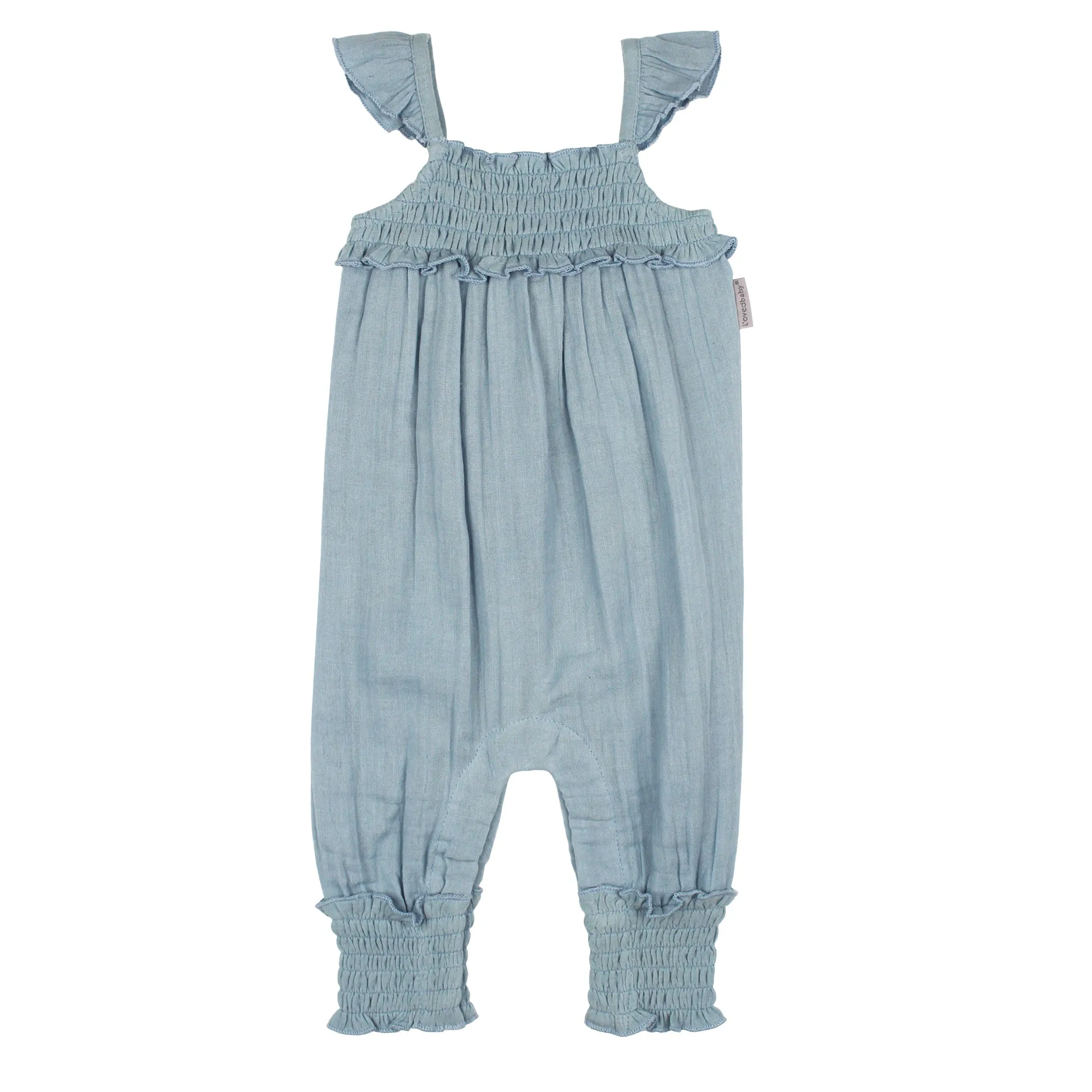 Organic Muslin Sleeveless Romper