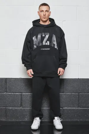 OVERSIZED FIT HOODIE - BLACK ON BLACK