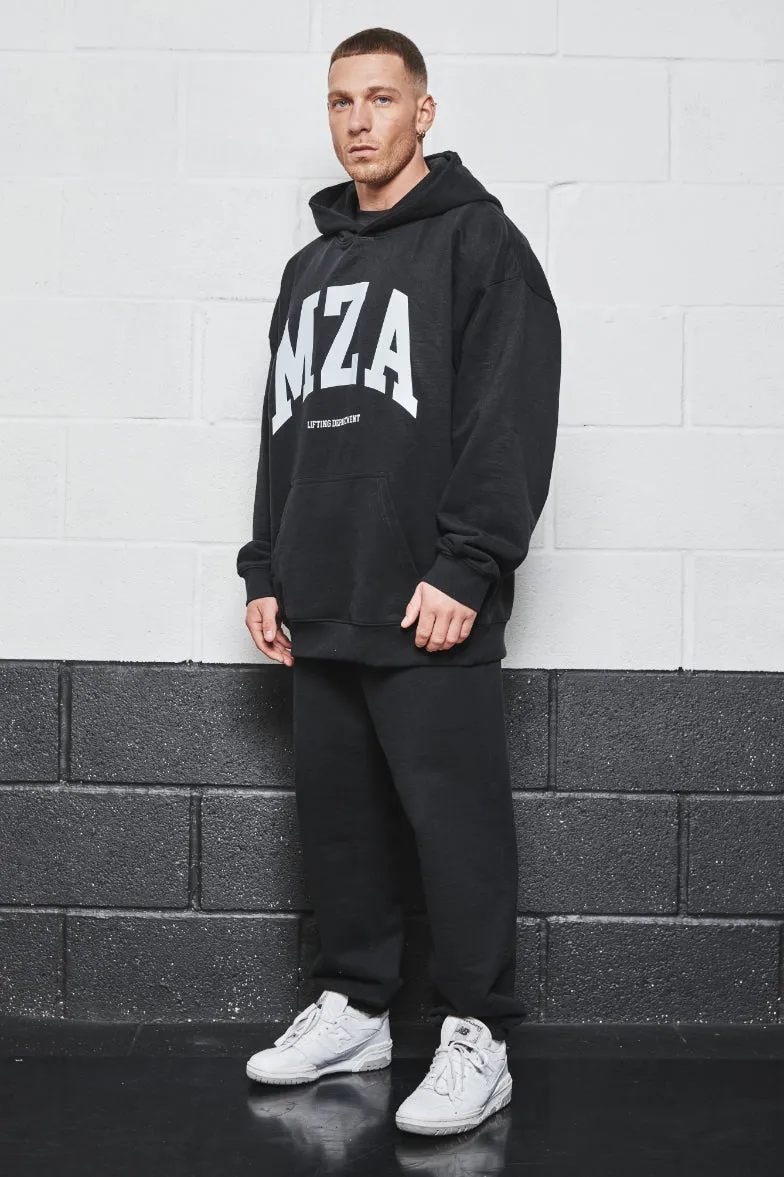 OVERSIZED FIT HOODIE - BLACK