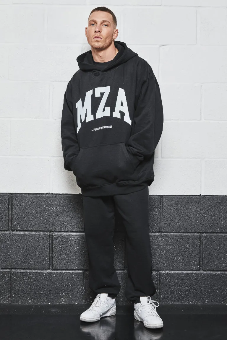 OVERSIZED FIT HOODIE - BLACK