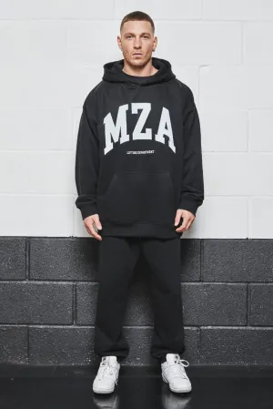 OVERSIZED FIT HOODIE - BLACK