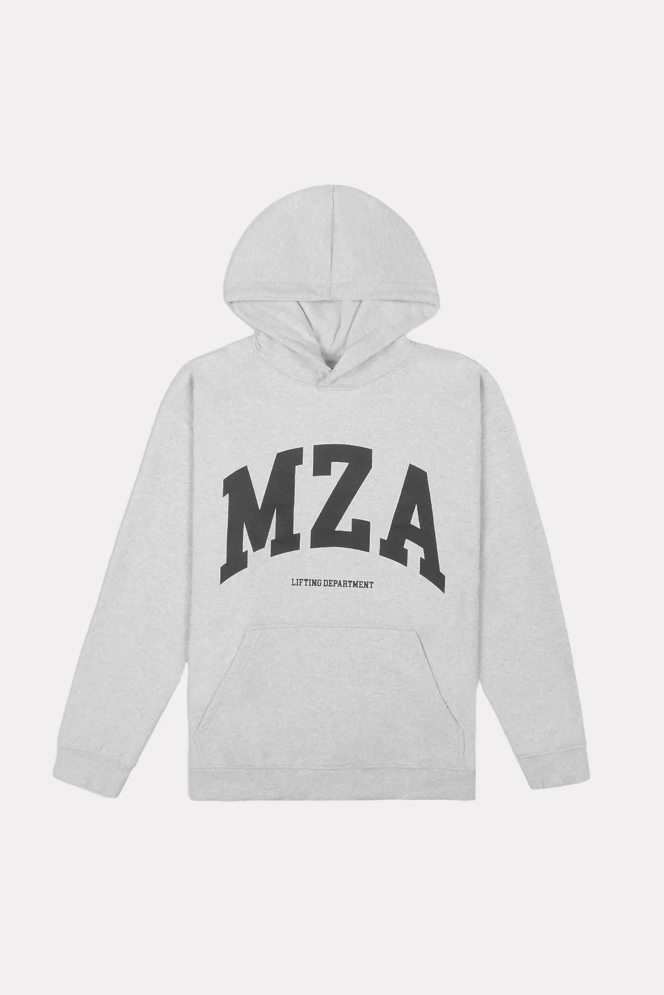 OVERSIZED FIT HOODIE - HEATHER GREY