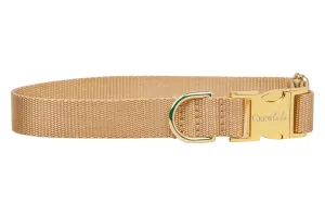 Pale Gold Webbing Collar