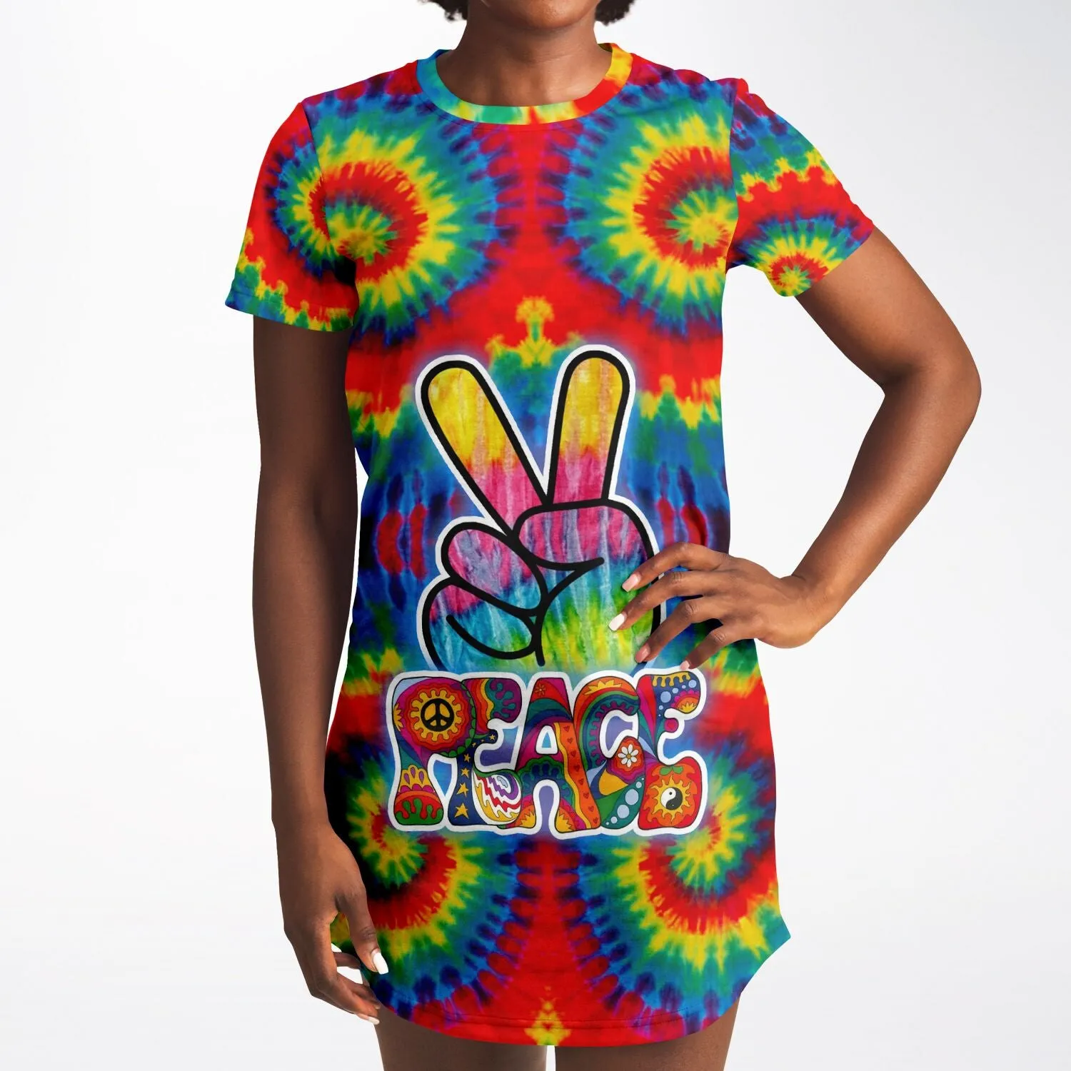 Peace T-Shirt Dress