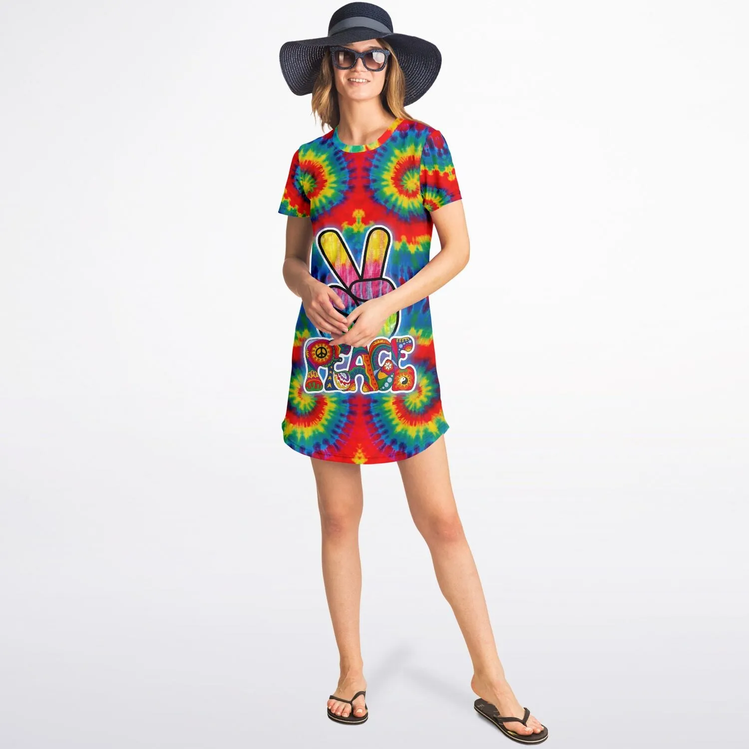 Peace T-Shirt Dress