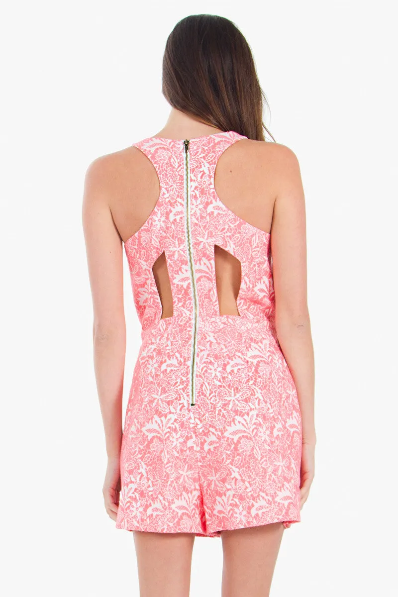 Pink Paradise Romper