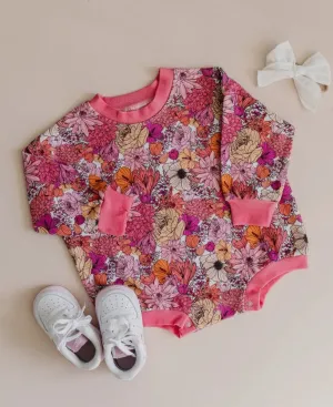 Pink Spring Flower Romper