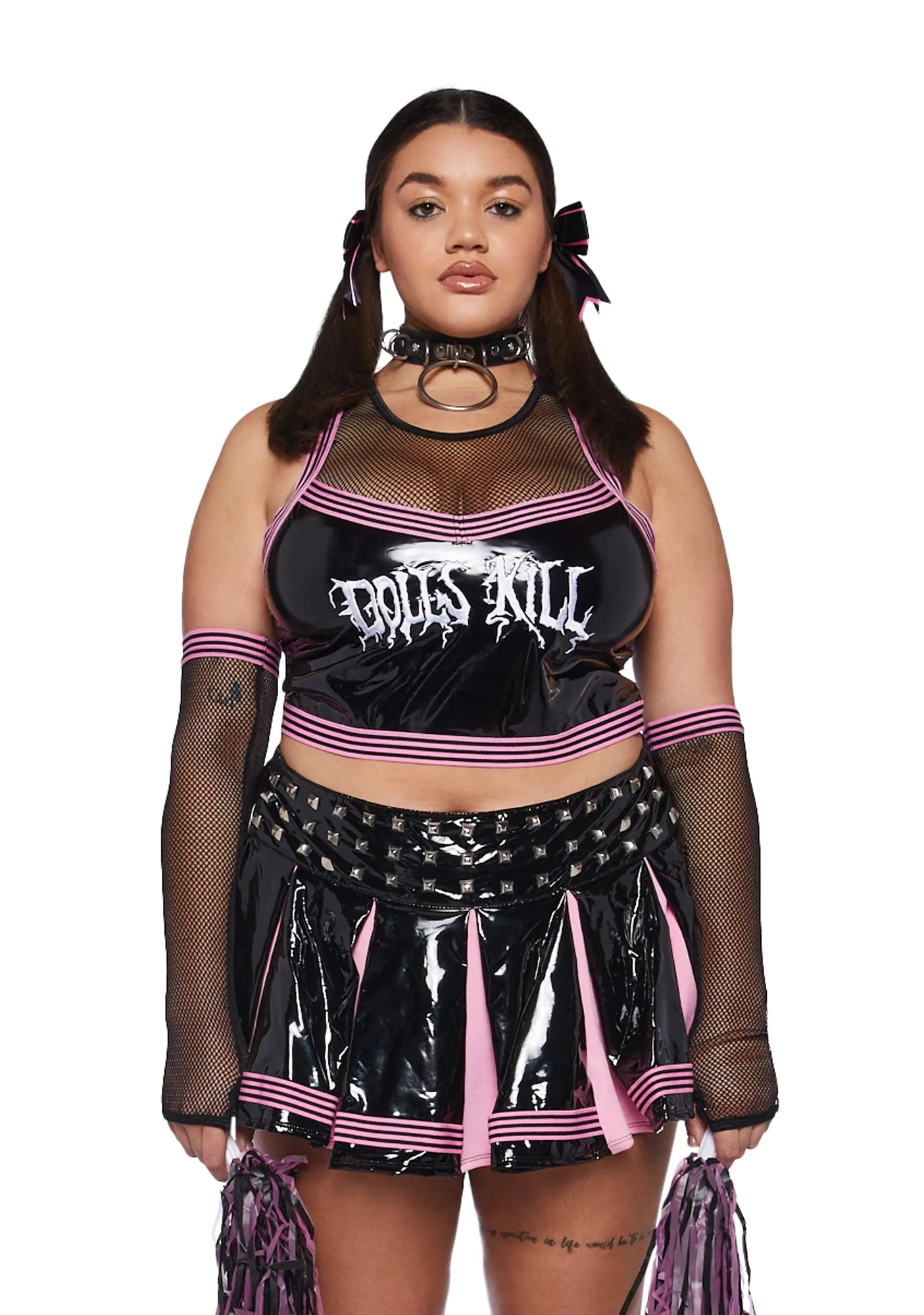 Plus Dolls Kill Influencer Cheerleader Set