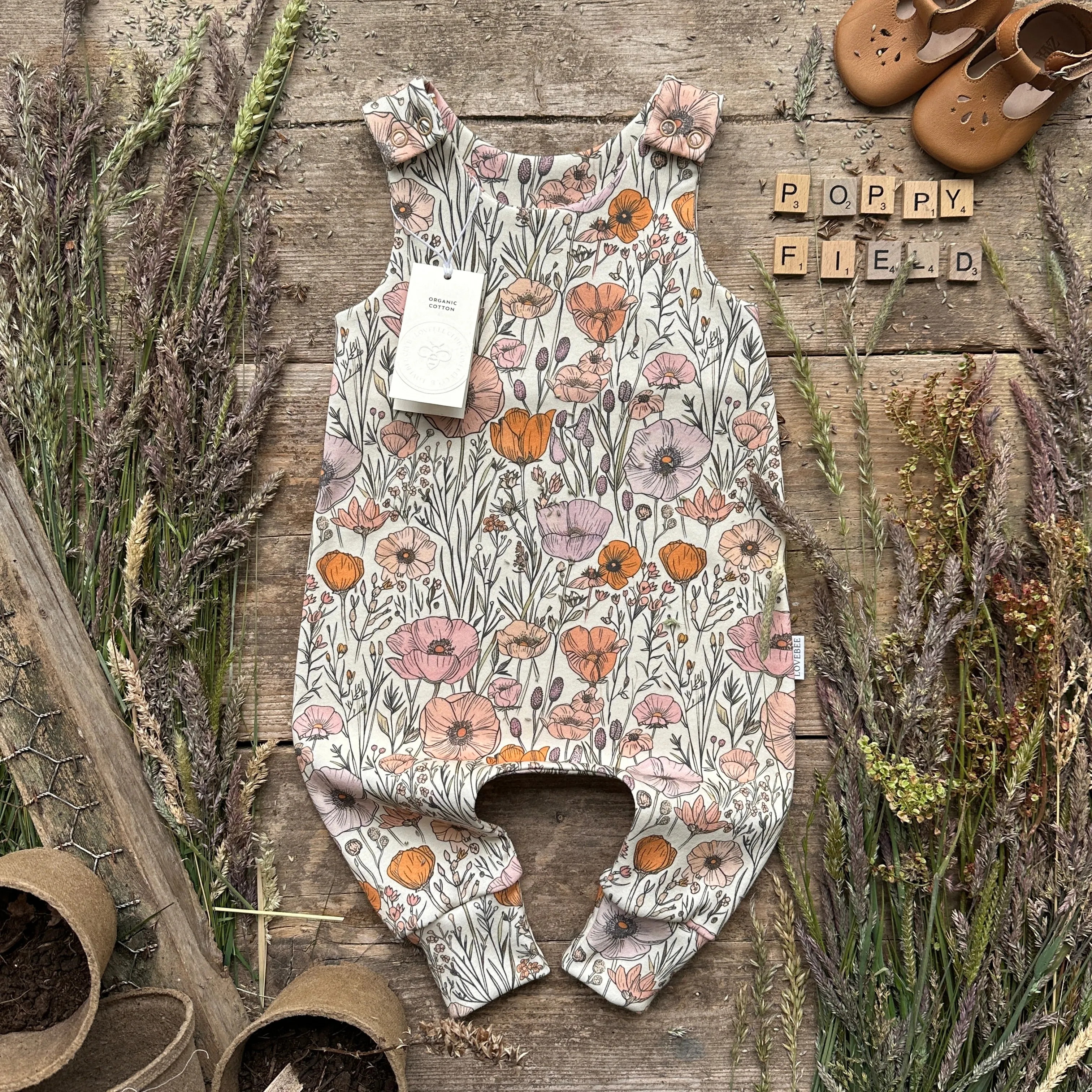 Poppy Field Long Romper | Ready To Post