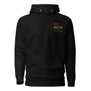 Porchboyz Multi/Colored Embroidered Unisex Hoodie