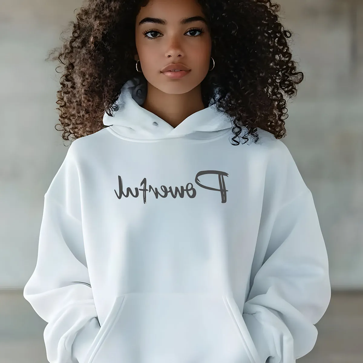 Powerful Mirror Motivation Hoodie