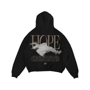 Premium Heavyweight Black "HOPE" Hoodie