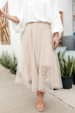 PREORDER: Layered In Lace Skirt