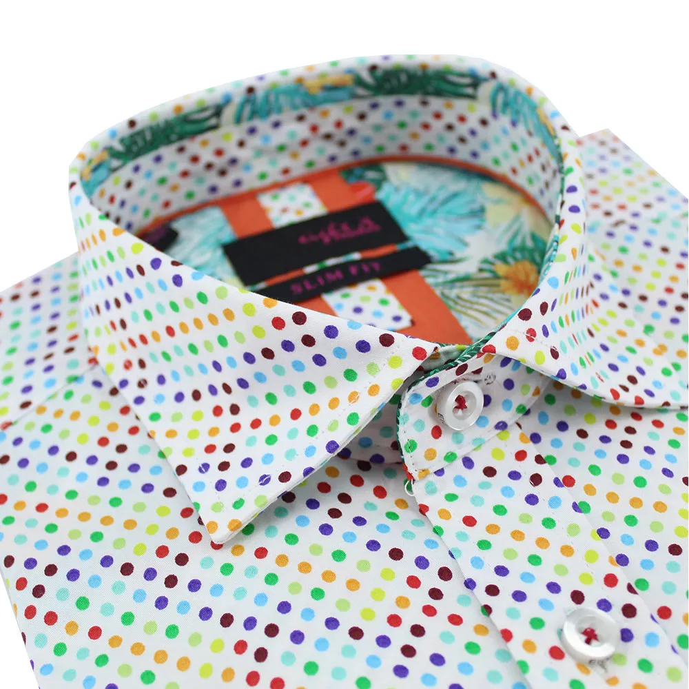 Rainbow Dot Short Sleeve Shirt