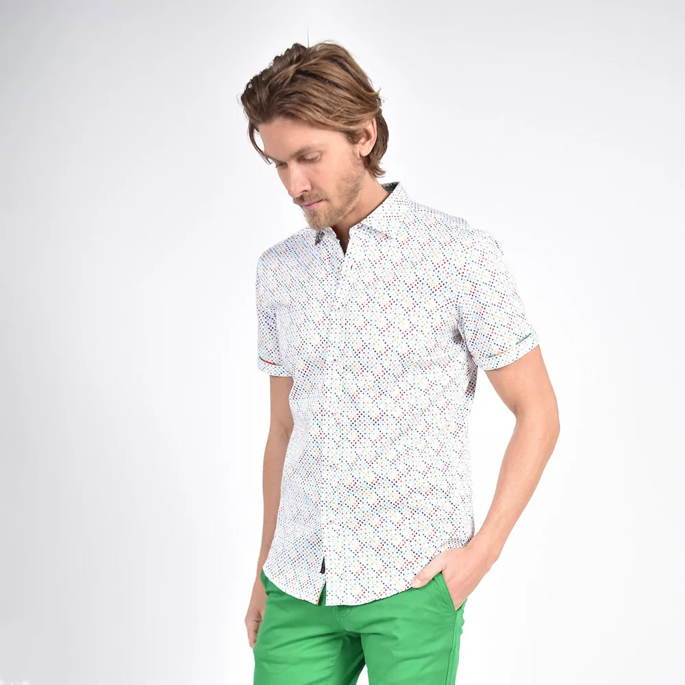 Rainbow Dot Short Sleeve Shirt