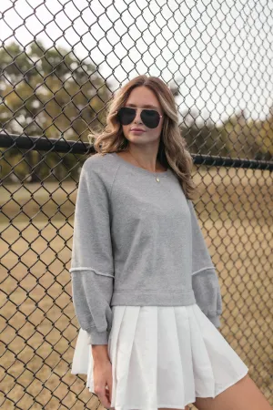 Reese Layered Sweatshirt Dress