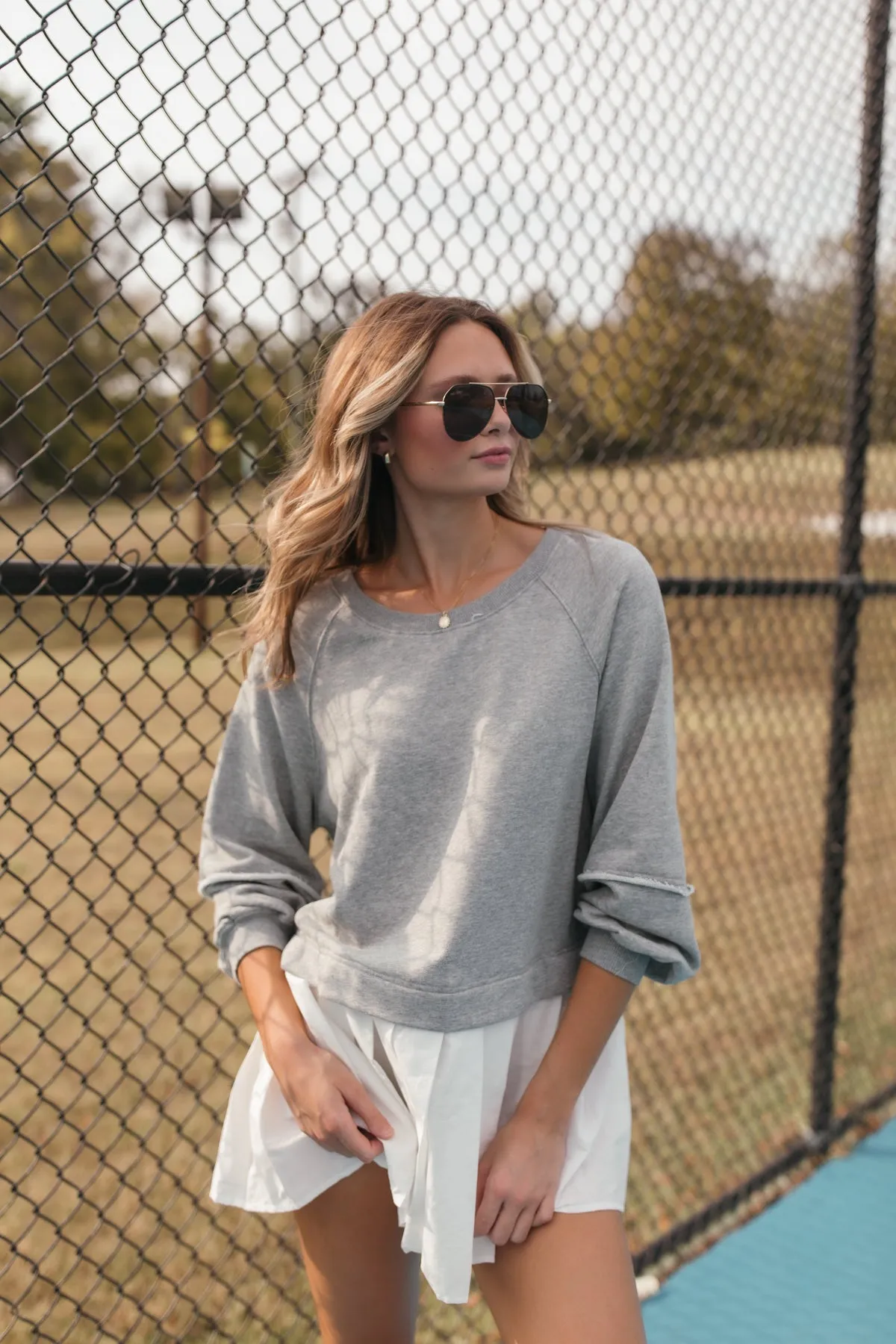 Reese Layered Sweatshirt Dress