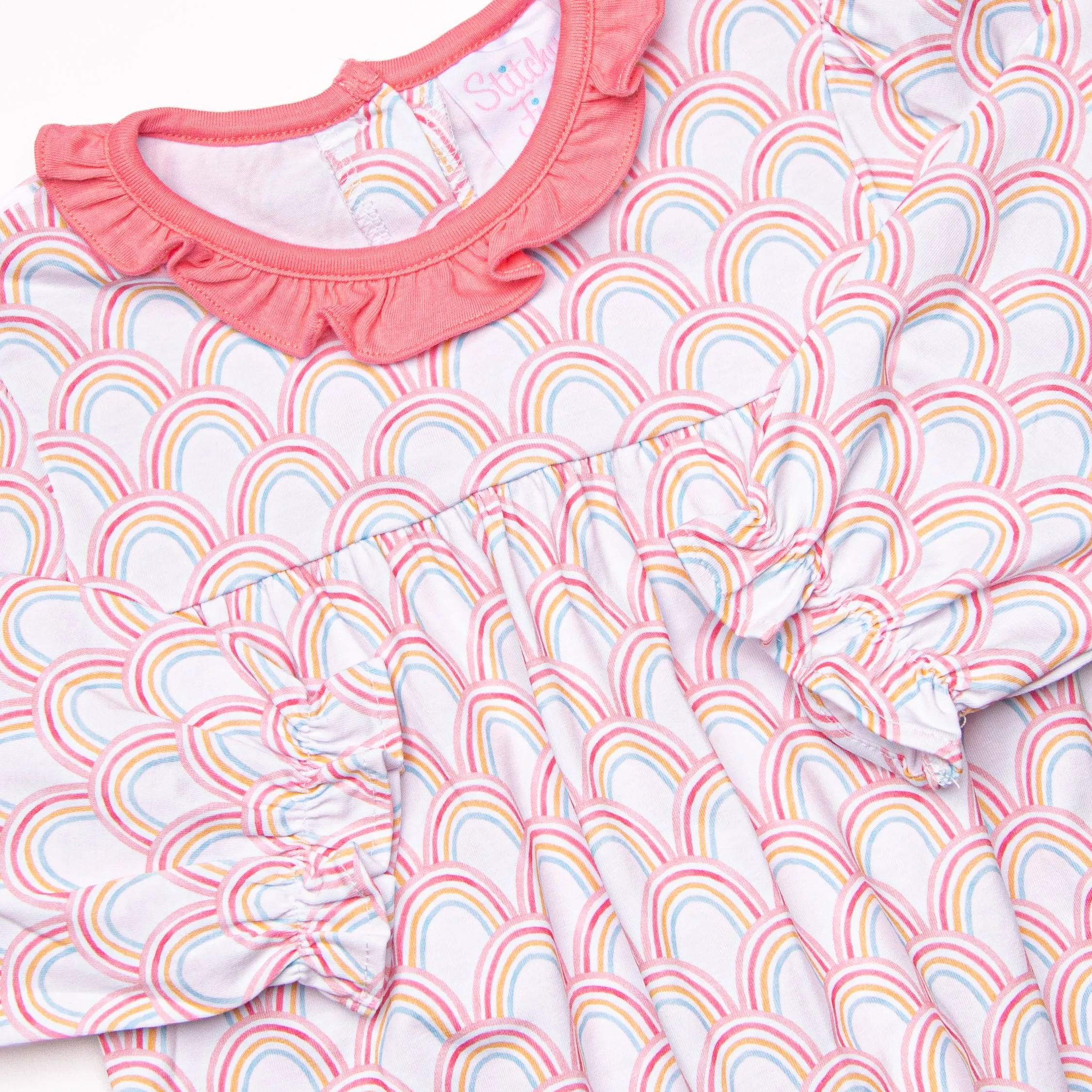 Rise and Shine Romper, Pink