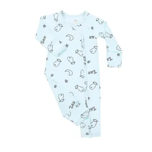 Romper Side Snap Sweet Dreams Baa Baa Blue