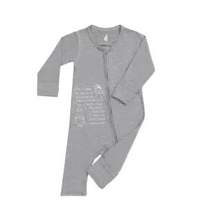 Romper Zip D07 Grey