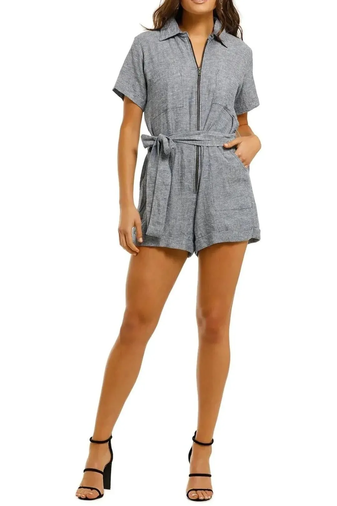 Ronnie Romper - Chambray