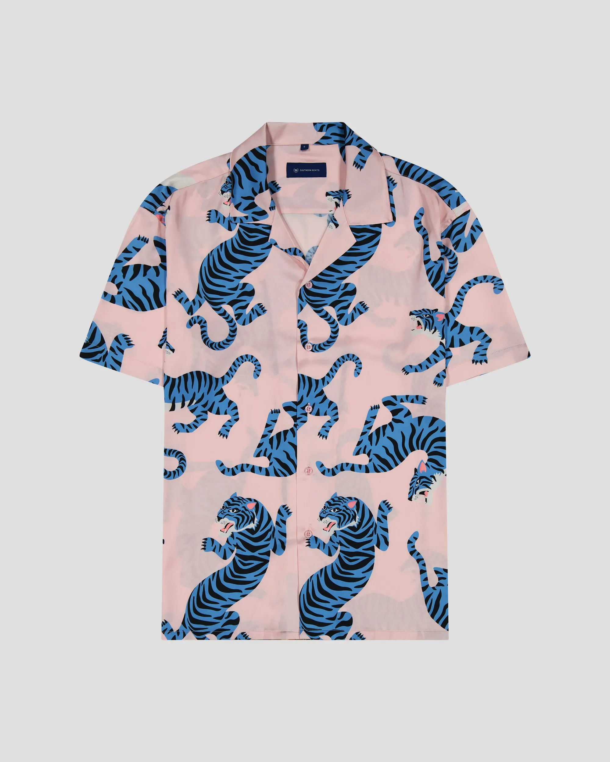 SG Camp Collar Shirt - Pink Tiger