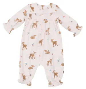 Soft Deer Smocked Romper