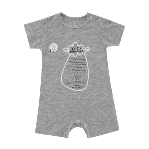 SPECIAL EDITION - Romper Short Sleeve Baa Baa Baby Bliss Grey