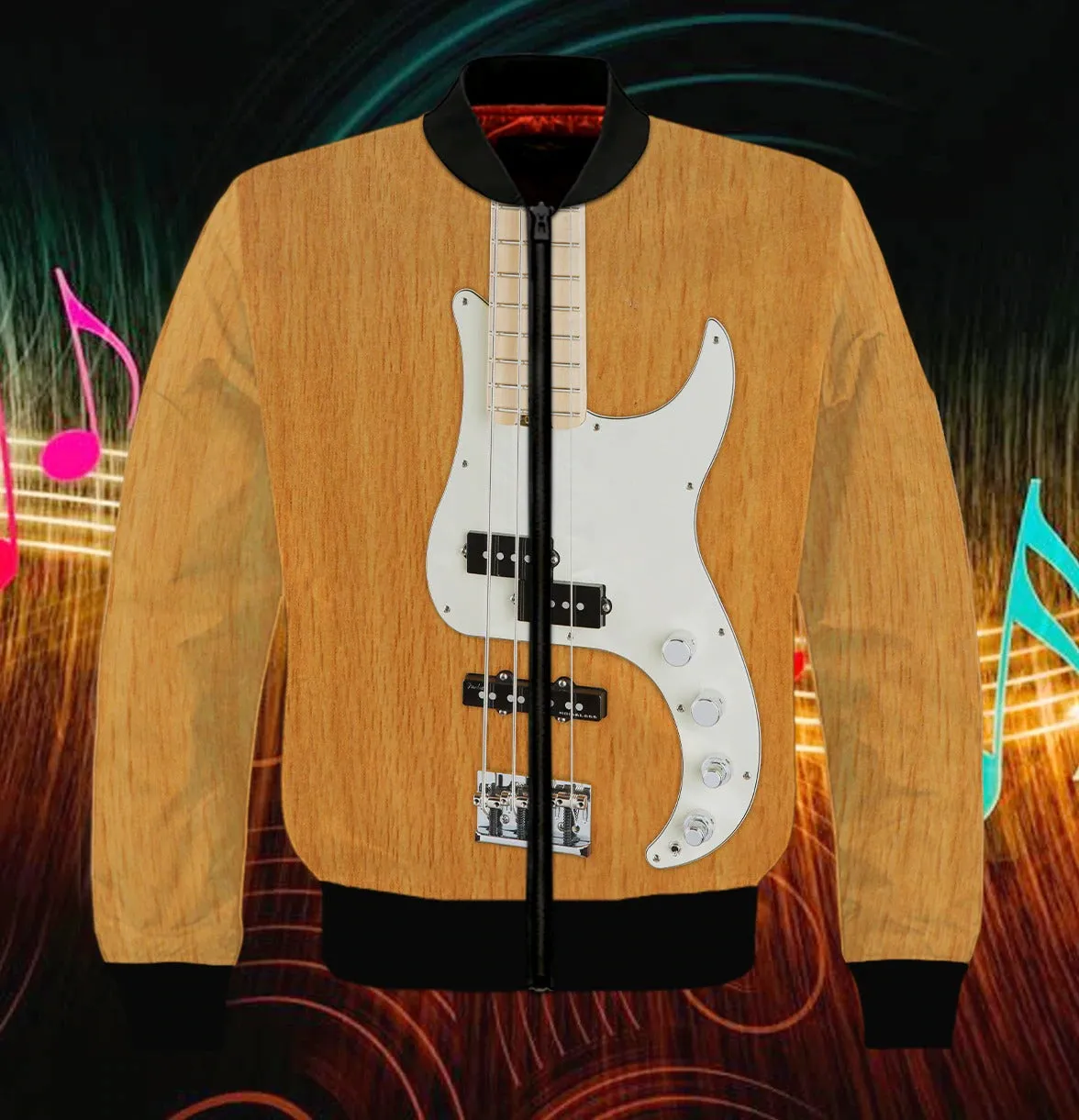 Sublimation Shirt For Guitar Bass Men Love Guitar 3D T Shirts Bass Guitar 3D Hoodie