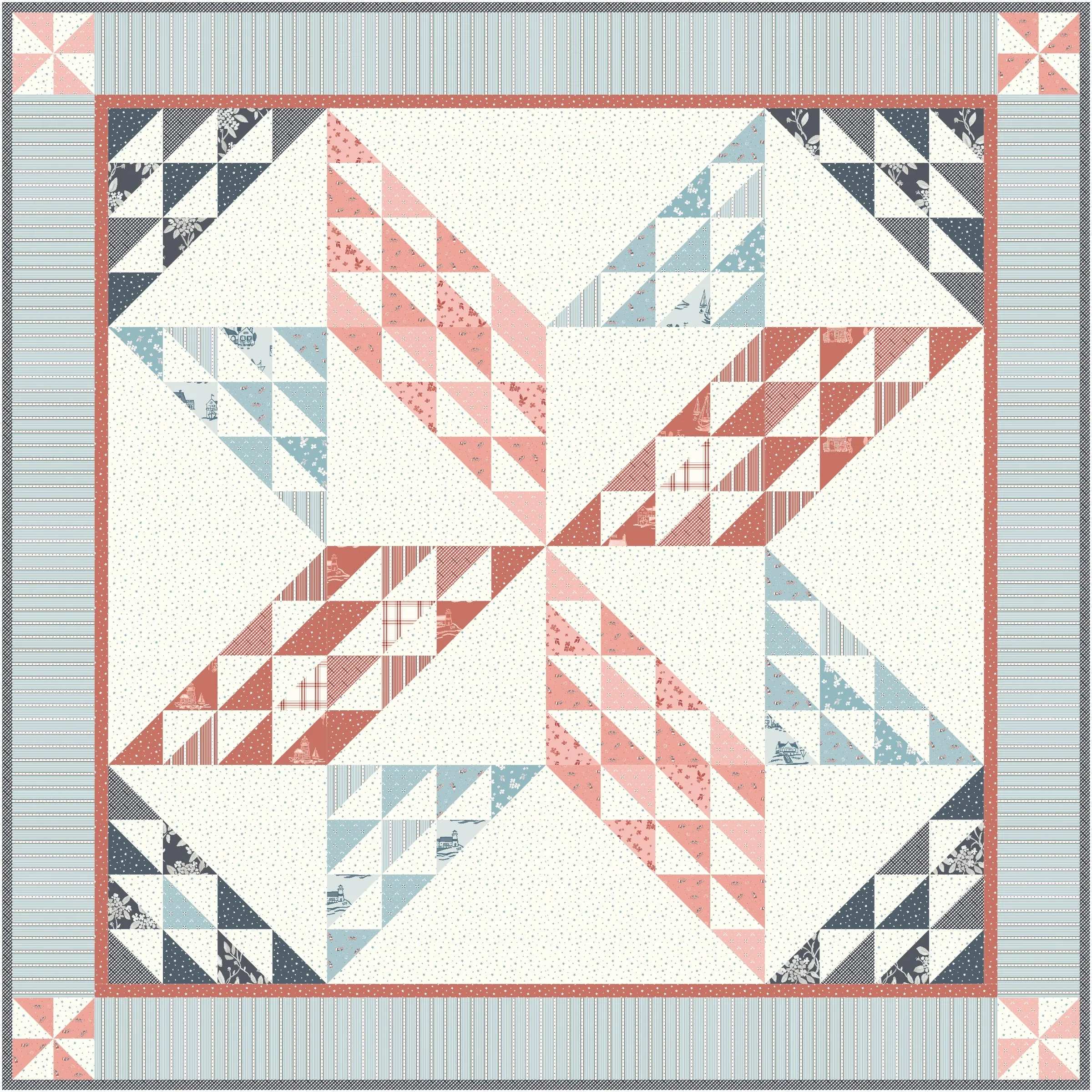 Sugarhouse Star Quilt - Paper Pattern